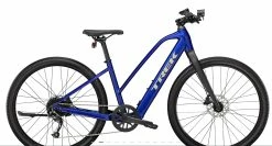 Trek Dual Sport+ 2 Stagger Dame Str. M – Hex Blue