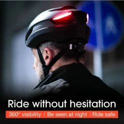 Lumos Hjelm Ultra M/MIPS Str. S/51-55cm Sort M/lys Og Blinklys -cykel butik crs media 10345