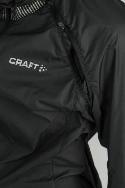 Craft Vindjakke Velo Convert Dame Sort -cykel butik crs media 1539