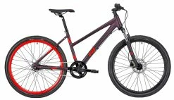 Nishiki Reno 15″ Pige 7 Indvendige Gear Affjedret Forgaffel & Hydr. Disc Mat Lilla M/rød