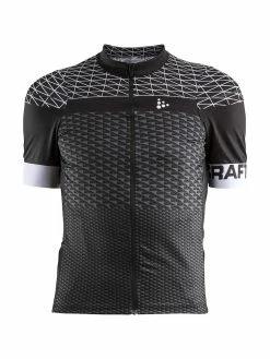 Craft Jersey ROUTE Sort/hvid -cykel butik crs media 3278