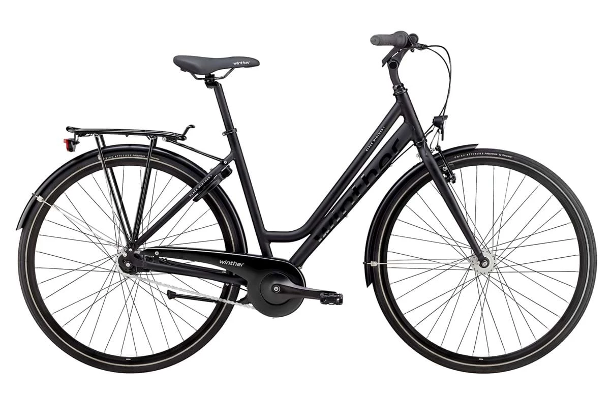 Winther Black 1 Dame 50cm 7-gear M/dynamonav 3 Winther Black 1 Dame 50cm 7-gear M/dynamonav