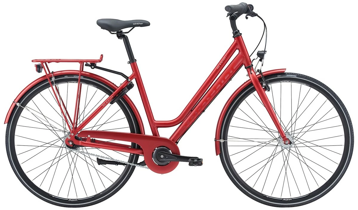 Winther Red 1 Dame 50 Cm 7-gear 3 Winther Red 1 Dame 50 Cm 7-gear