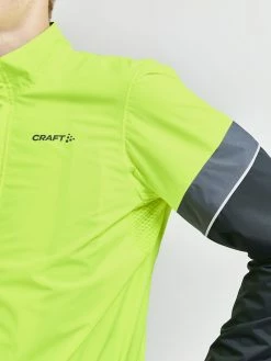 Craft Vindjakke Core Endur Hydro Herre Gul/sort -cykel butik crs media 7386