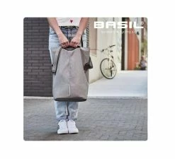 Basil Taske City Shopper Sort Bag 30x18x49cm -cykel butik crs media 8093