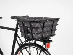 Taske Til Atran Kurv – ADD 22 Grå Med Reflekterende Cykelmotiv -cykel butik crs media 8352