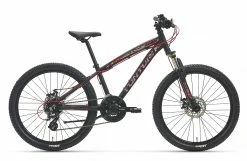 Tunturi 24″ Havoc Mtb 21-gear Matsort/rød