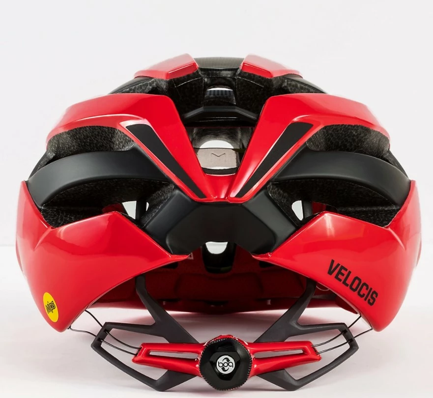 Bontrager Hjelm Velocis MIPS Rød/sort L/58-63cm 5 Bontrager Hjelm Velocis MIPS Rød/sort L/58-63cm - Billede 3