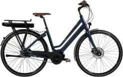 Nishiki Master Dame 7-gear 54cm Connect+ Display – Matblå M/sort/sølv