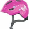 Hjelm Abus Smiley 3.0 S/45-50cm Pink Butterfly -cykel butik crs media 8978