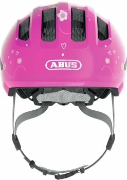 Hjelm Abus Smiley 3.0 S/45-50cm Pink Butterfly -cykel butik crs media 8979