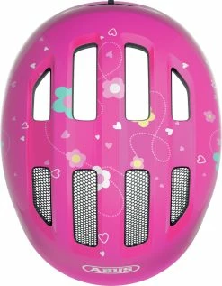 Hjelm Abus Smiley 3.0 S/45-50cm Pink Butterfly -cykel butik crs media 8981