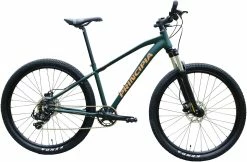 Principia A2.7 MTB 15″ (27,5″ Hjul) Tourney 1×7-sp Affjedret Forgaffel – Grøn M/guld