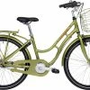 Centurion 24″ Basic Urban+ Pige 7-gear – Lysgrøn/rødbrun -cykel butik crs media 9143