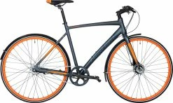 Nishiki Speed Herre 54cm 7-gear Rullebremser – Matpetroleum Blå/orange