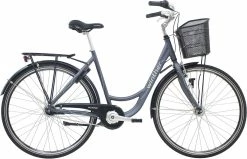 Winther Shopping Society Dame 7-gear 56cm – Mat Dark Grey/shiny Grey