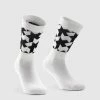 Assos Strømpe EVO Monogram Hvid Str. 43-46