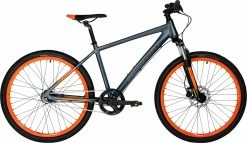 Nishiki Reno Dreng 15″ 7-gear M/suspension Fork – Mat Grey/orange