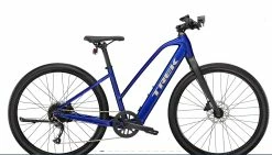 Trek Dual Sport+ 2 Stagger Dame El-cykel Str. XL – Hex Blue