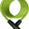 Abus Spirallås M/nøgle Grøn 150cm Star -cykel butik crs media 9652