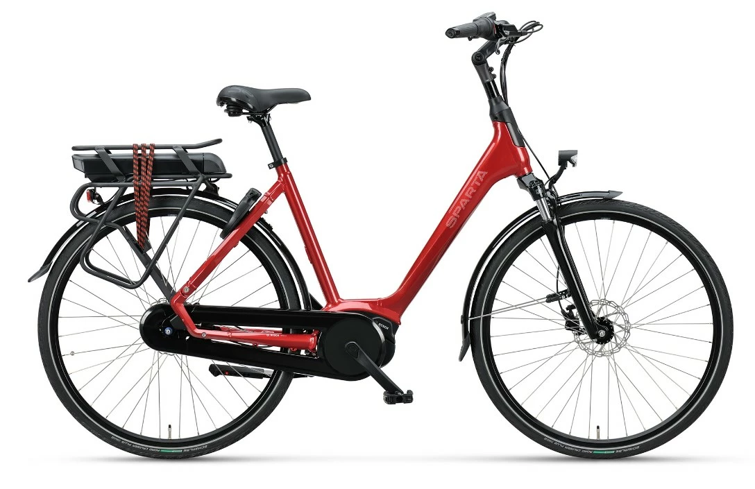 Sparta A-shine Fit Elcykel Dame 7-gear 48cm 400wh Batteri – Garnet Red 3 Sparta A-shine Fit Elcykel Dame 7-gear 48cm 400wh Batteri – Garnet Red