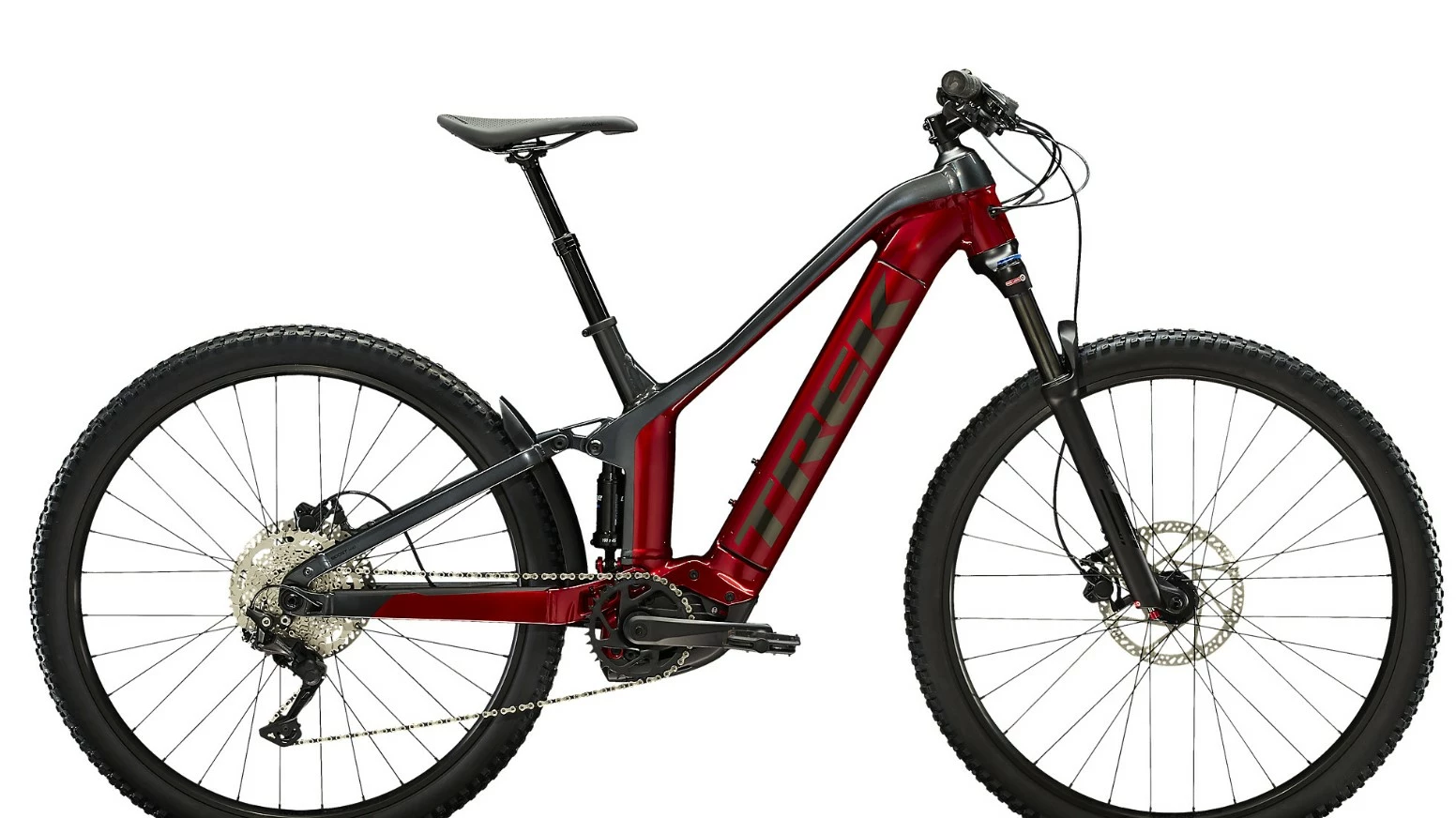 Trek PowerFly FS 4 625 EU Str. M (29″ Hjul) – Crimson/Lithium Grey 3 Trek PowerFly FS 4 625 EU Str. M (29″ Hjul) – Crimson/Lithium Grey