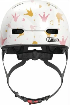 Hjelm Abus Skurb Kid M/50-55cm – White Crowns -cykel butik crs media 9939